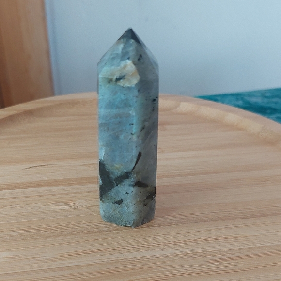 Labrodorite Blue and Gray Crystal Tower #0389 - Picture 1 of 4